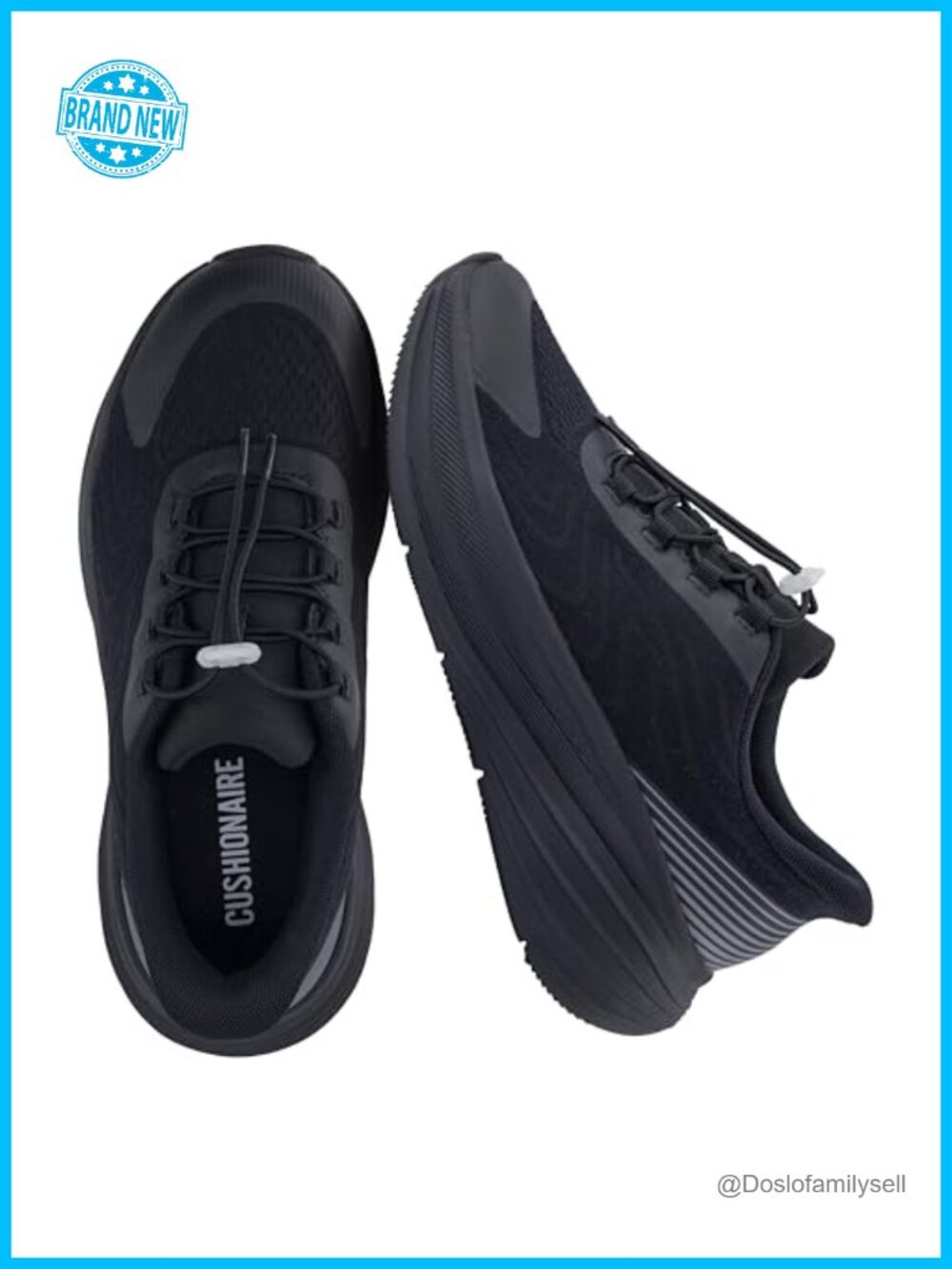 XPLOR Women's Walking Shoes Memory Foam Arch Support Mesh Toggle Lace Sneakers